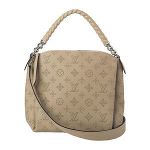 Louis Vuitton Babylon Shoulder Bag Mahina Leather Beige